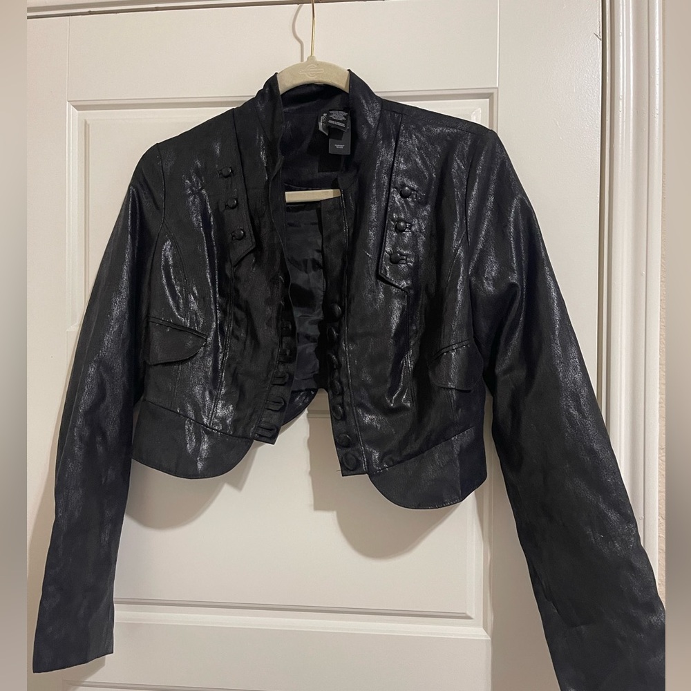 Faux Leather Jacket
